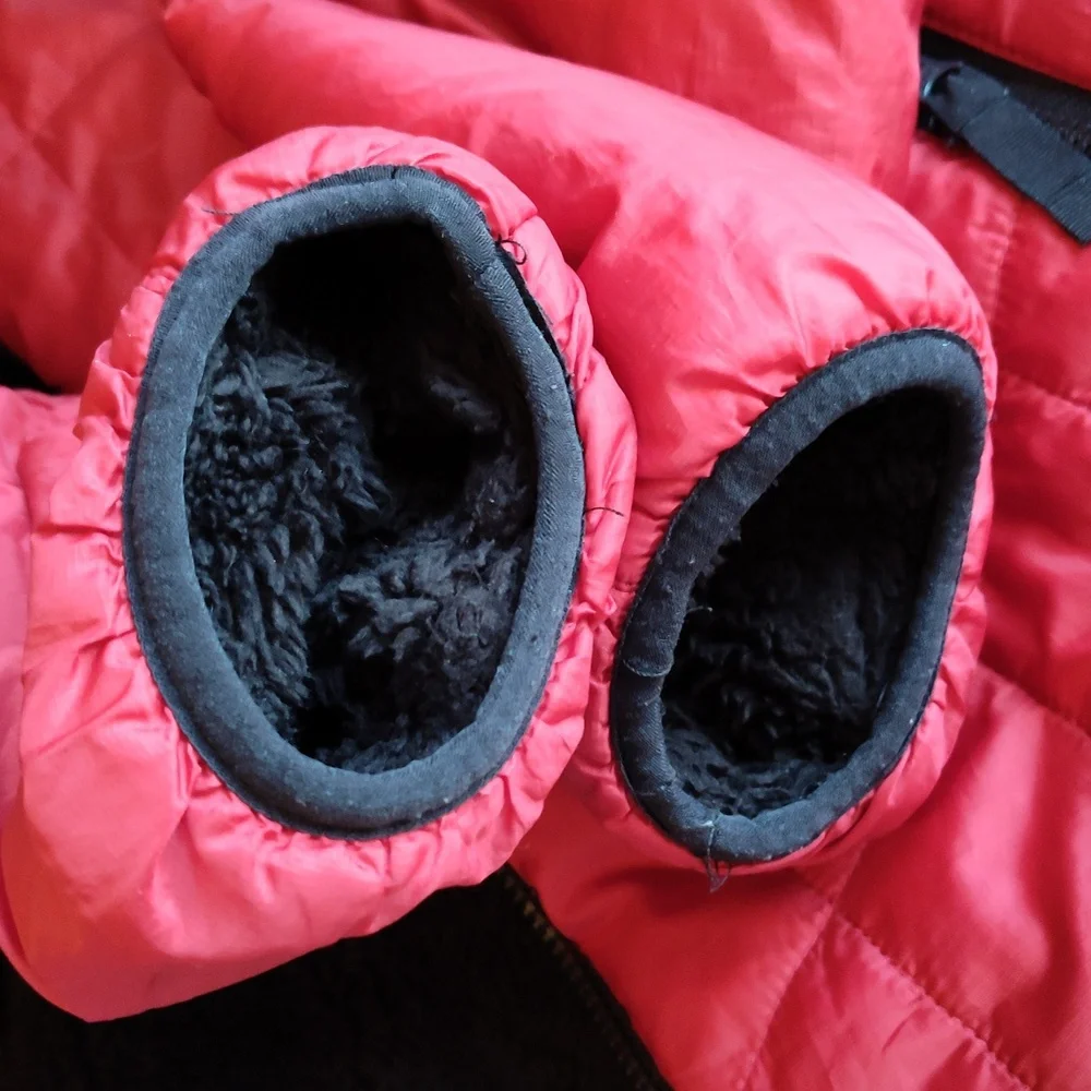 Eddie Bauer Jacket Reversible Puffer Fleece 14/16 - Picture 6 of 8